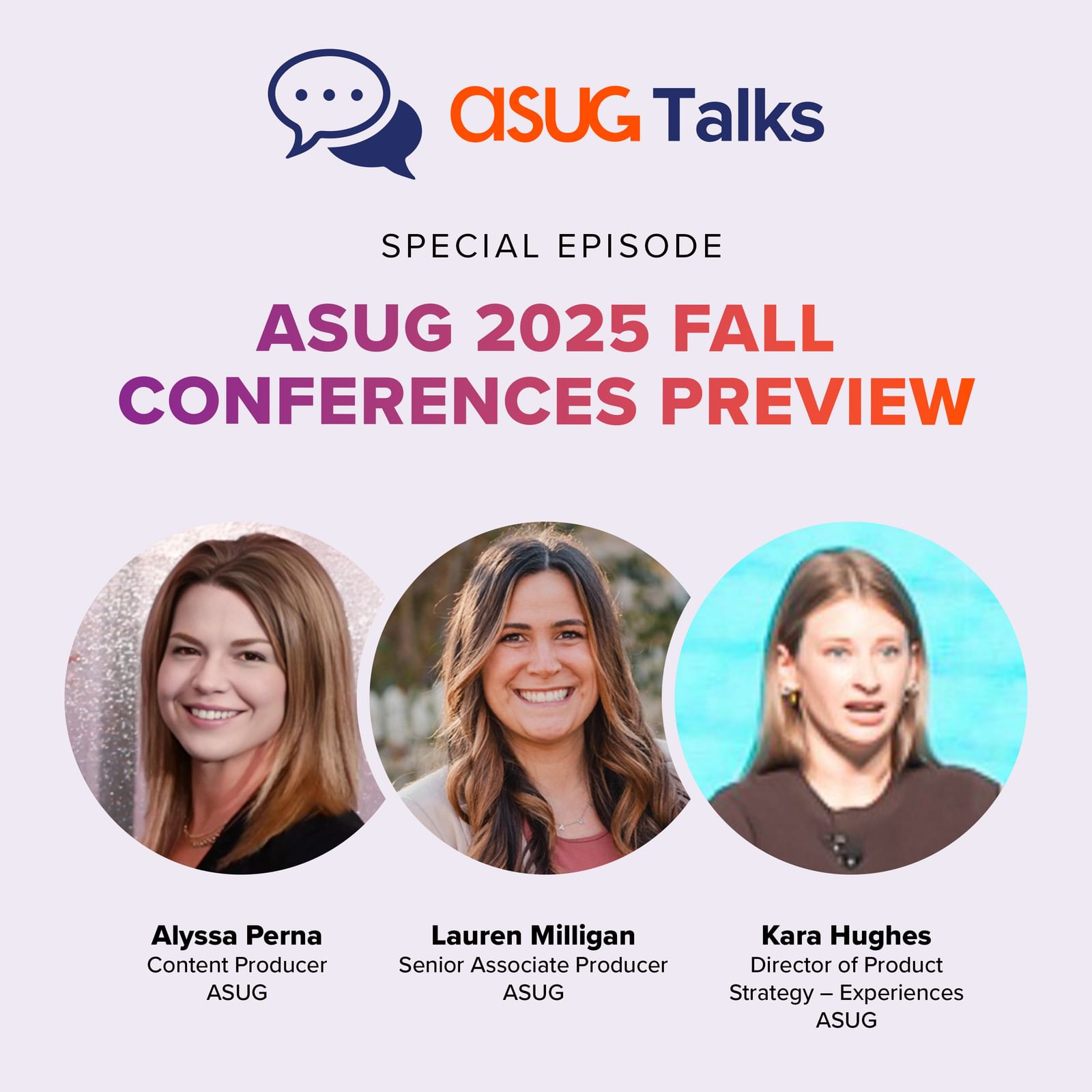 ASUG Talks Special Edition: 2025 Fall Conferences Preview -… | ASUG