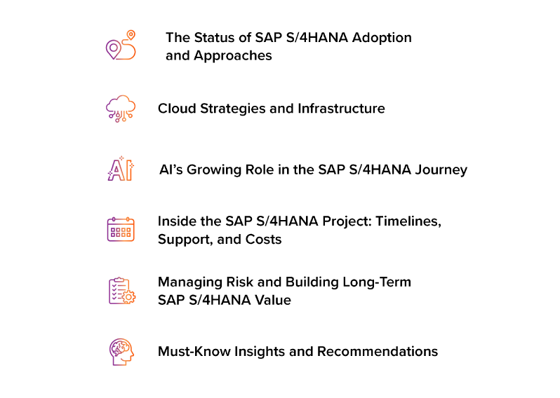 ASUG Research 2026 S4 HANA Report TOC