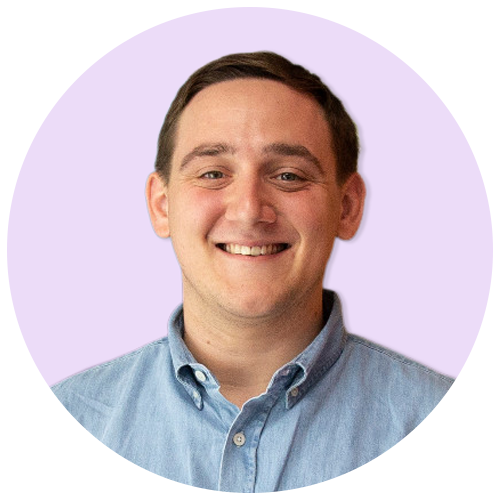 Jim L Circle Purple Background